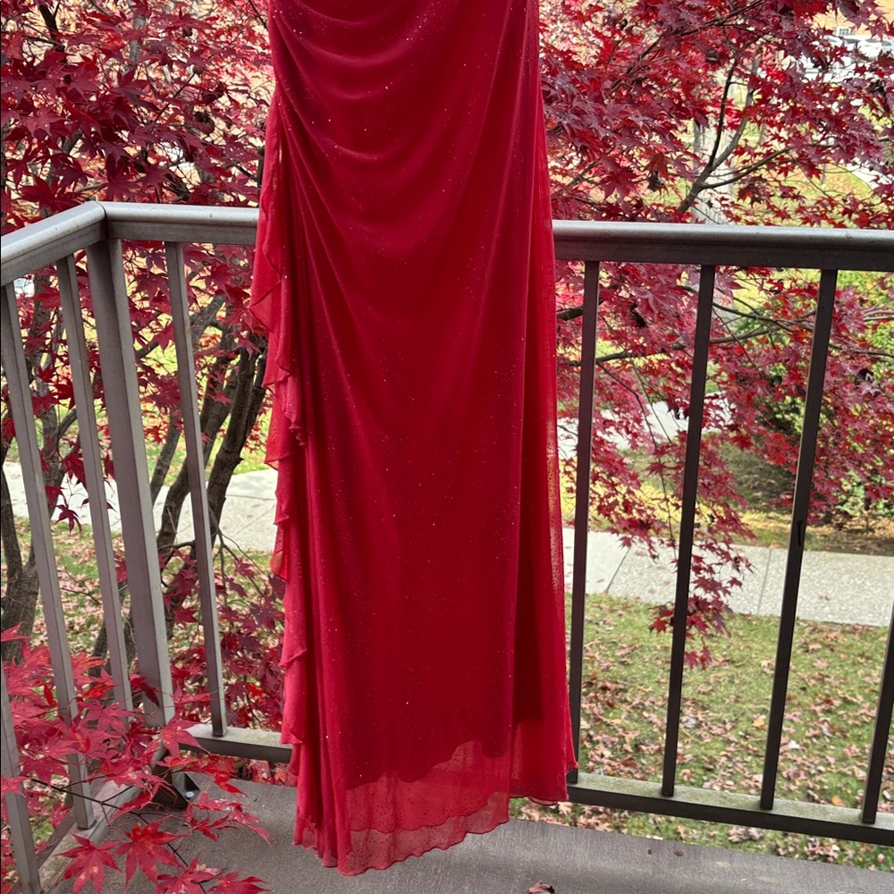 Vintage Maxi y2k Dress Hot Pink Sparkle S Iconic Fairy Princess Glitter Party - Picture 6 of 17